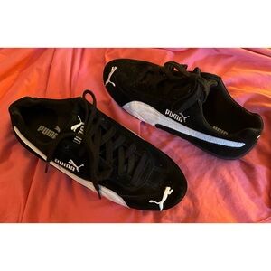 Puma Classic Black and White Shoes